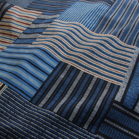 Tecido de Capa para Kotatsu Futon Japonês (Tecido: Shimazukushi)