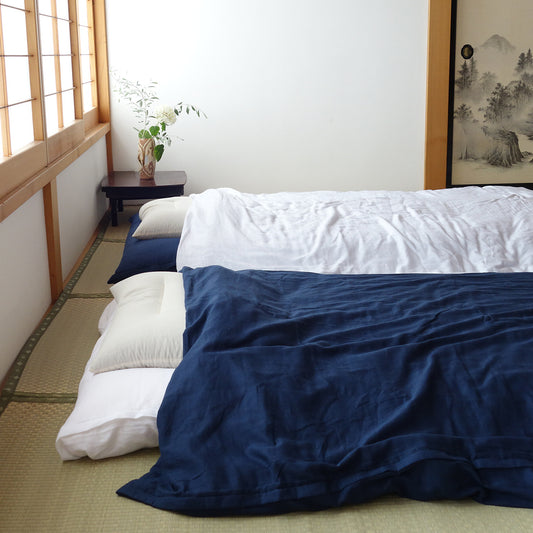 Capa de Edredom Futon Iwamoto Senni Wazarashi Kyofutae Dupla Gaze