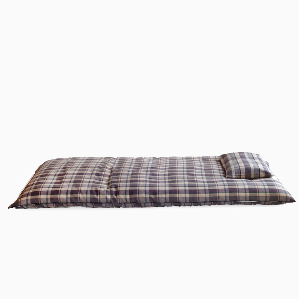 Enshu Weave Textile Futon Mattress Cover Plaid Check