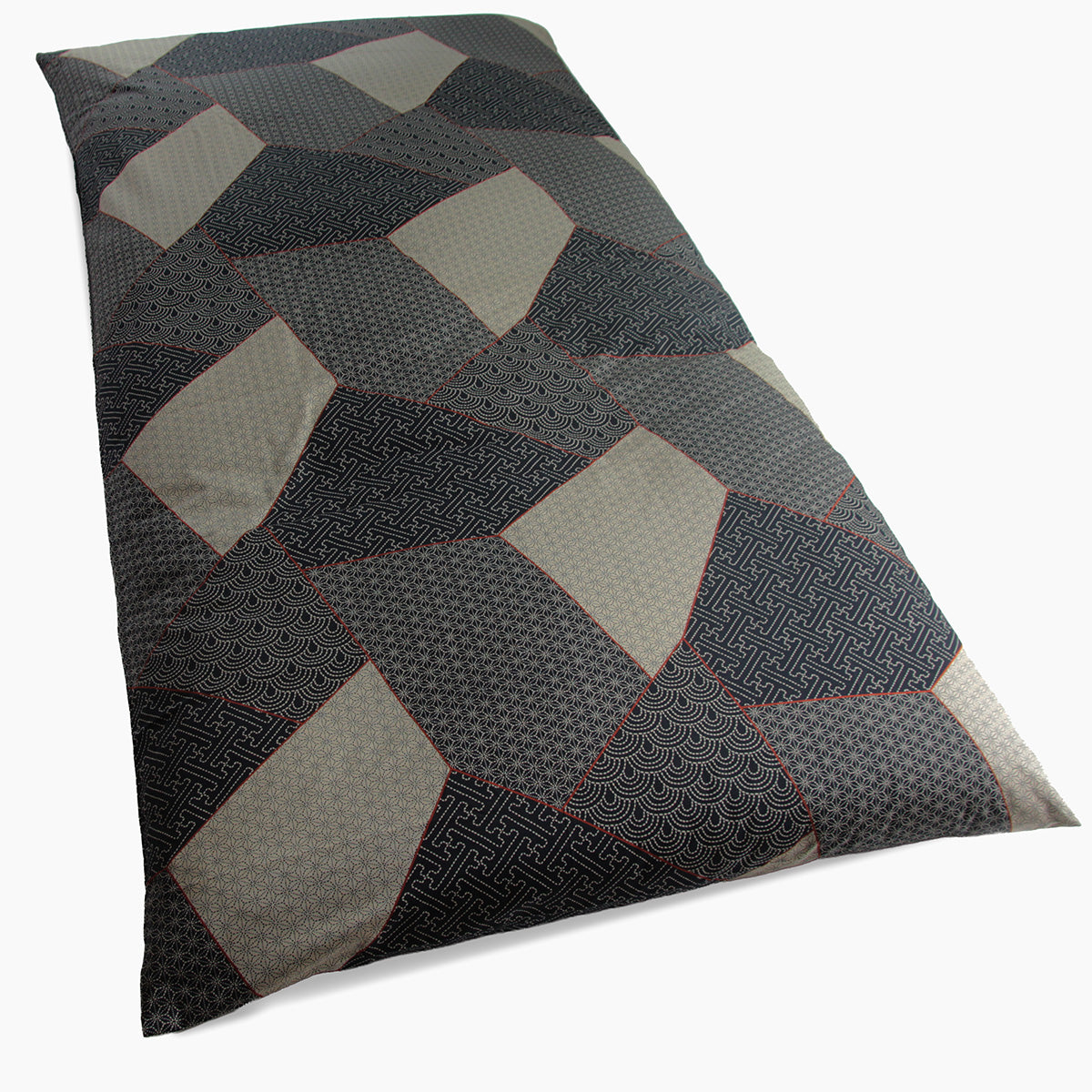 Capa de Futon Japonês Shiki (Colchão de Futon) Estampa de Folha de Linho "Asanoha"