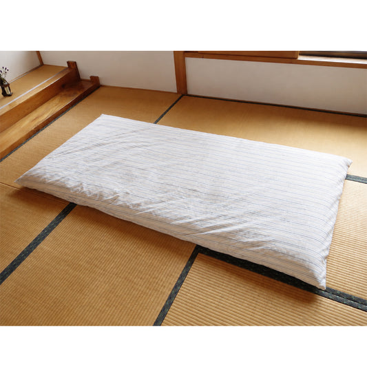 Capa para Futon Japonês Shiki (Colchão de Futon) - Trama Enshu SASHIKO STRIPE