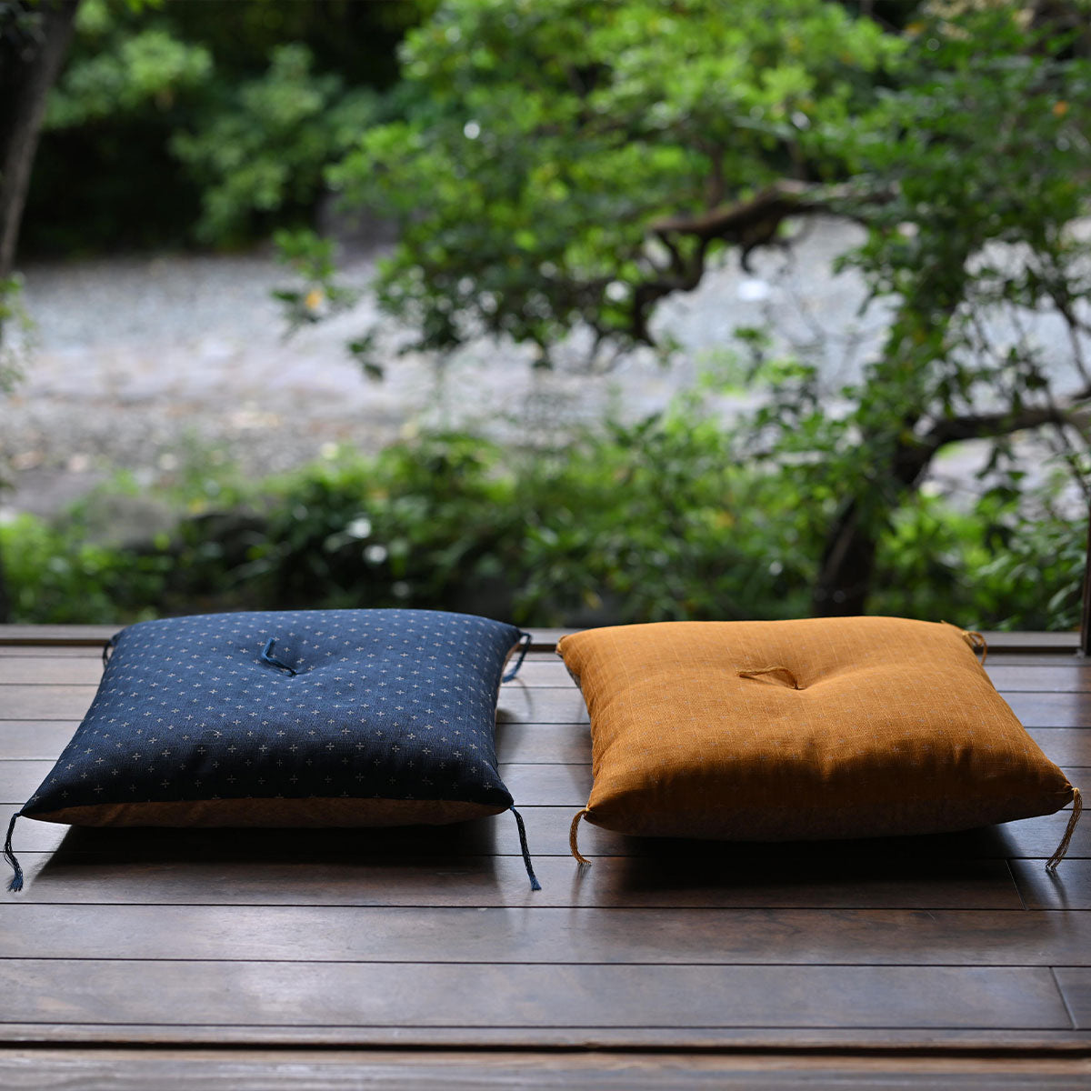 Zabuton - Natural Cork Leather - 40 cm Square