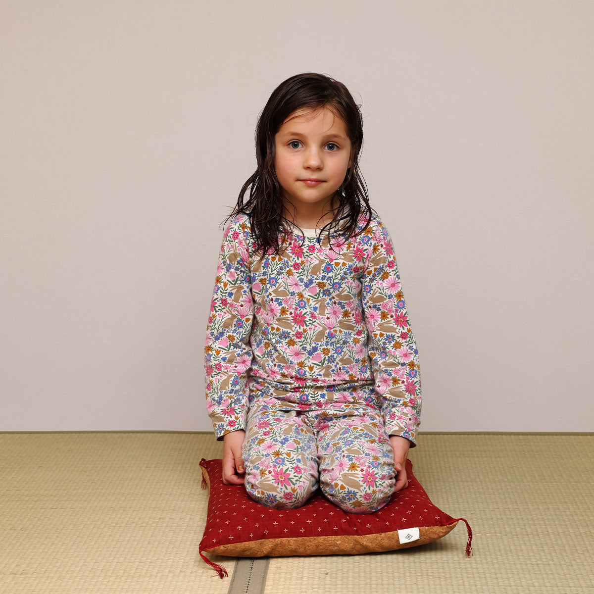 Zabuton - Natural Cork Leather - 40 cm Square