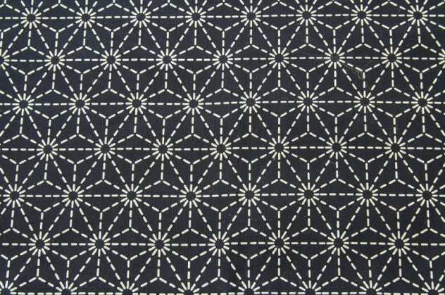 Futon Kotatsu Japonês, Cobertor Kotatsu, Artesanal (Tamanho: 80,7"x 80,7" 205cm×205cm, Tecido: Estampa de Linho Asanoha Enchimento: Algodão Orgânico)