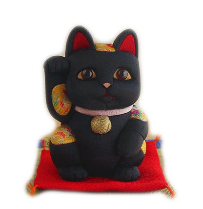 Gato Acenando Maneki Neko Japonês Kimekomi(G)