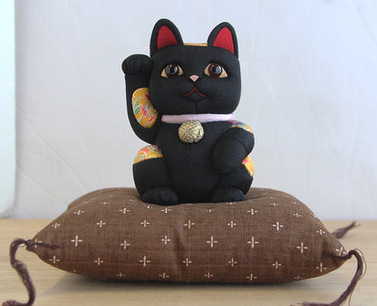 Gato Acenando Maneki Neko Japonês Kimekomi(G)