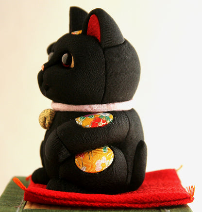 Gato Acenando Maneki Neko Japonês Kimekomi(G)