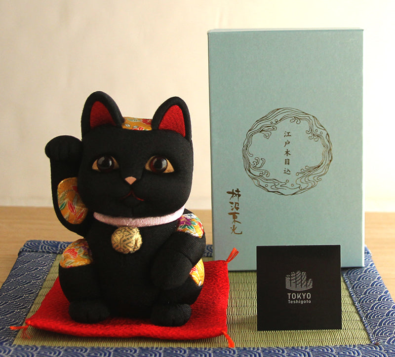 Gato Acenando Maneki Neko Japonês Kimekomi(G)
