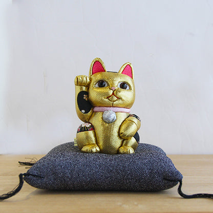 Gato Acenando Maneki Neko Japonês Kimekomi(G)