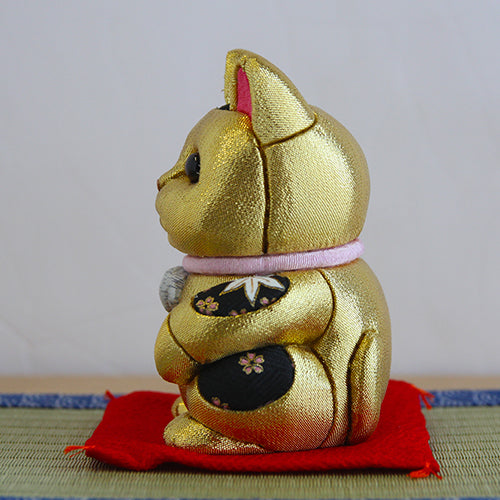 Gato Acenando Maneki Neko Japonês Kimekomi(G)