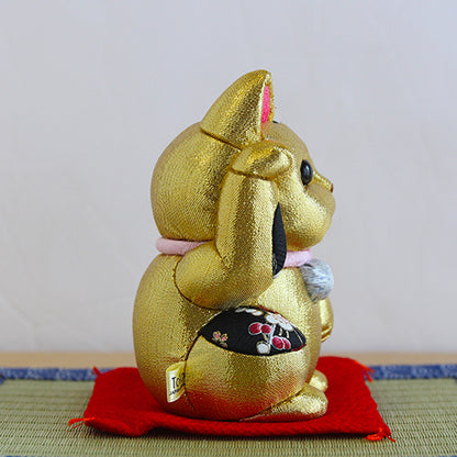 Gato Acenando Maneki Neko Japonês Kimekomi(G)