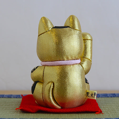 Gato Acenando Maneki Neko Japonês Kimekomi(G)