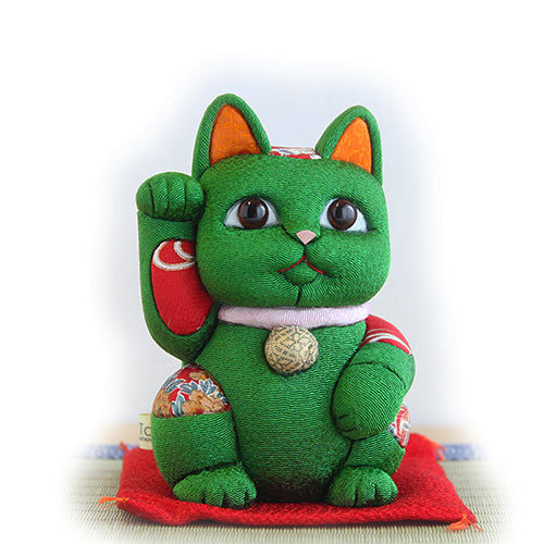 Gato Acenando Maneki Neko Japonês Kimekomi(G)