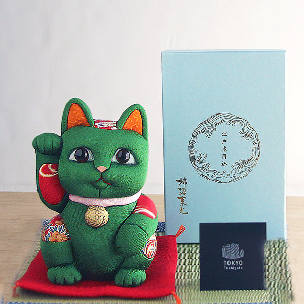 Gato Acenando Maneki Neko Japonês Kimekomi(G)