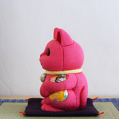 Gato Acenando Maneki Neko Japonês Kimekomi(G)