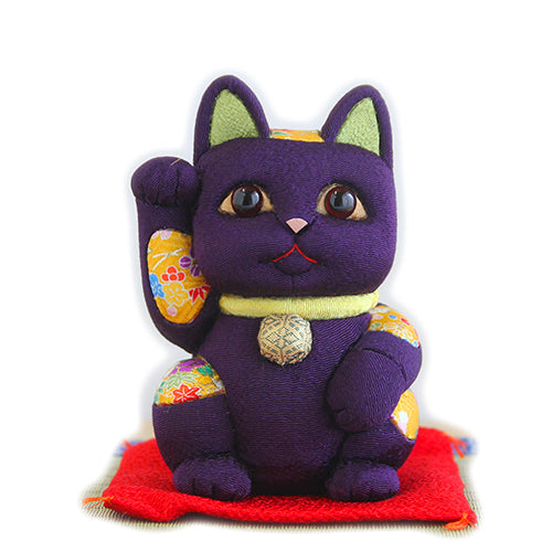 Gato Acenando Maneki Neko Japonês Kimekomi(G)