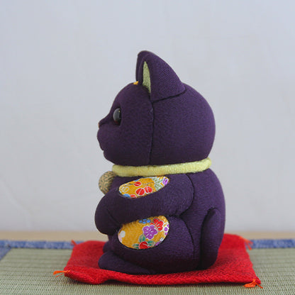 Gato Acenando Maneki Neko Japonês Kimekomi(G)