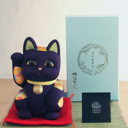 Gato Acenando Maneki Neko Japonês Kimekomi(G)