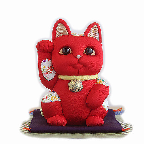 Gato Acenando Maneki Neko Japonês Kimekomi(G)