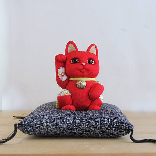 Gato Acenando Maneki Neko Japonês Kimekomi(G)