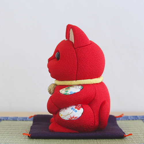 Gato Acenando Maneki Neko Japonês Kimekomi(G)