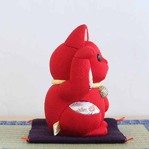 Gato Acenando Maneki Neko Japonês Kimekomi(G)