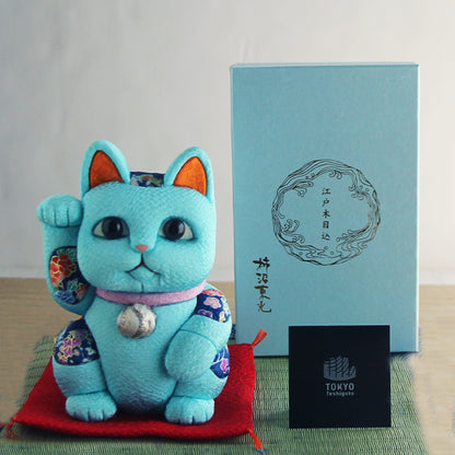 Gato Acenando Maneki Neko Japonês Kimekomi(G)