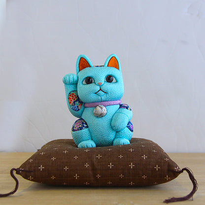 Gato Acenando Maneki Neko Japonês Kimekomi(G)