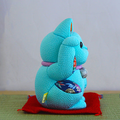 Gato Acenando Maneki Neko Japonês Kimekomi(G)