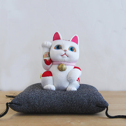Gato Acenando Maneki Neko Japonês Kimekomi(G)