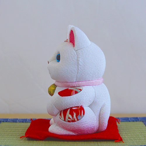 Gato Acenando Maneki Neko Japonês Kimekomi(G)