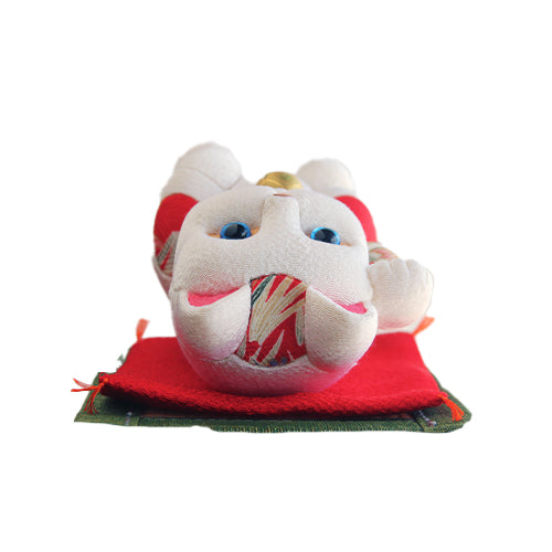 Gato Acenando Maneki Neko Japonês Kimekomi(G)