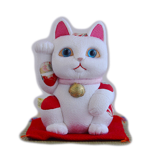 Gato Acenando Maneki Neko Japonês Kimekomi(G)