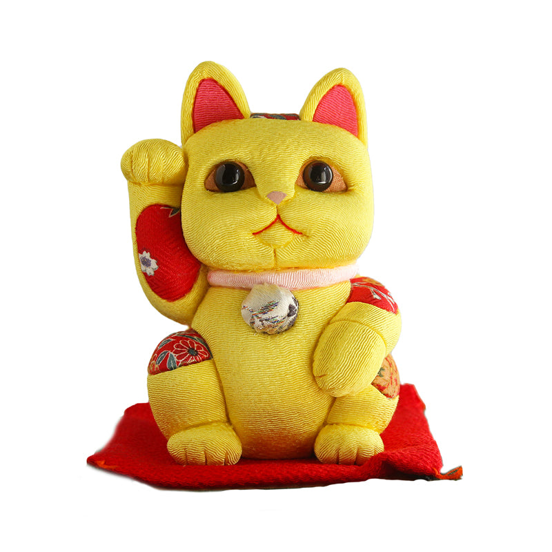 Gato Acenando Maneki Neko Japonês Kimekomi(G)
