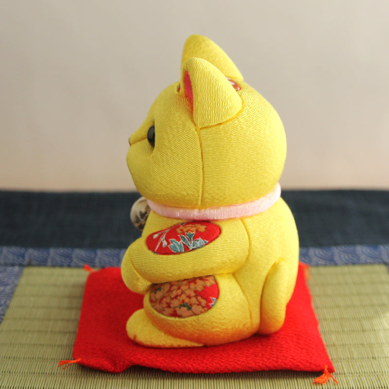 Gato Acenando Maneki Neko Japonês Kimekomi(G)