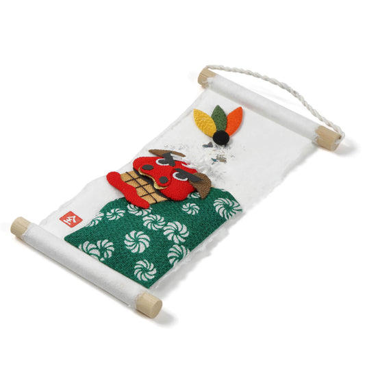 Seasonal Hanging Scroll  Padded Picture Shishimai Lion Dance?