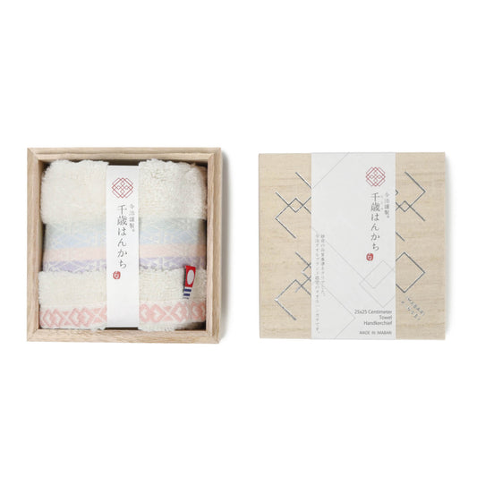 Imabari Towel  Mini Towel Ivory  Gift Box Small