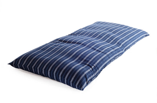 Naga (Long) Zabuton Cover - Enshu Weave Shima Stripes - Triple Length