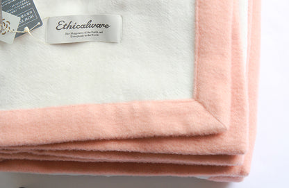 Cobertor de Algodão e Lã Reversível Ethicalware Showa Nishikawa