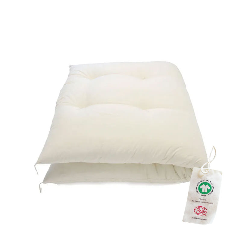 Colchão de Futon Japonês com Certificação GOTS, Artesanal (Tecido: Algodão Orgânico, Enchimento: 100% Algodão Orgânico)