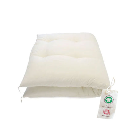 Colchão de Futon Japonês com Certificação GOTS, Artesanal (Tecido: Algodão Orgânico, Enchimento: 100% Algodão Orgânico)
