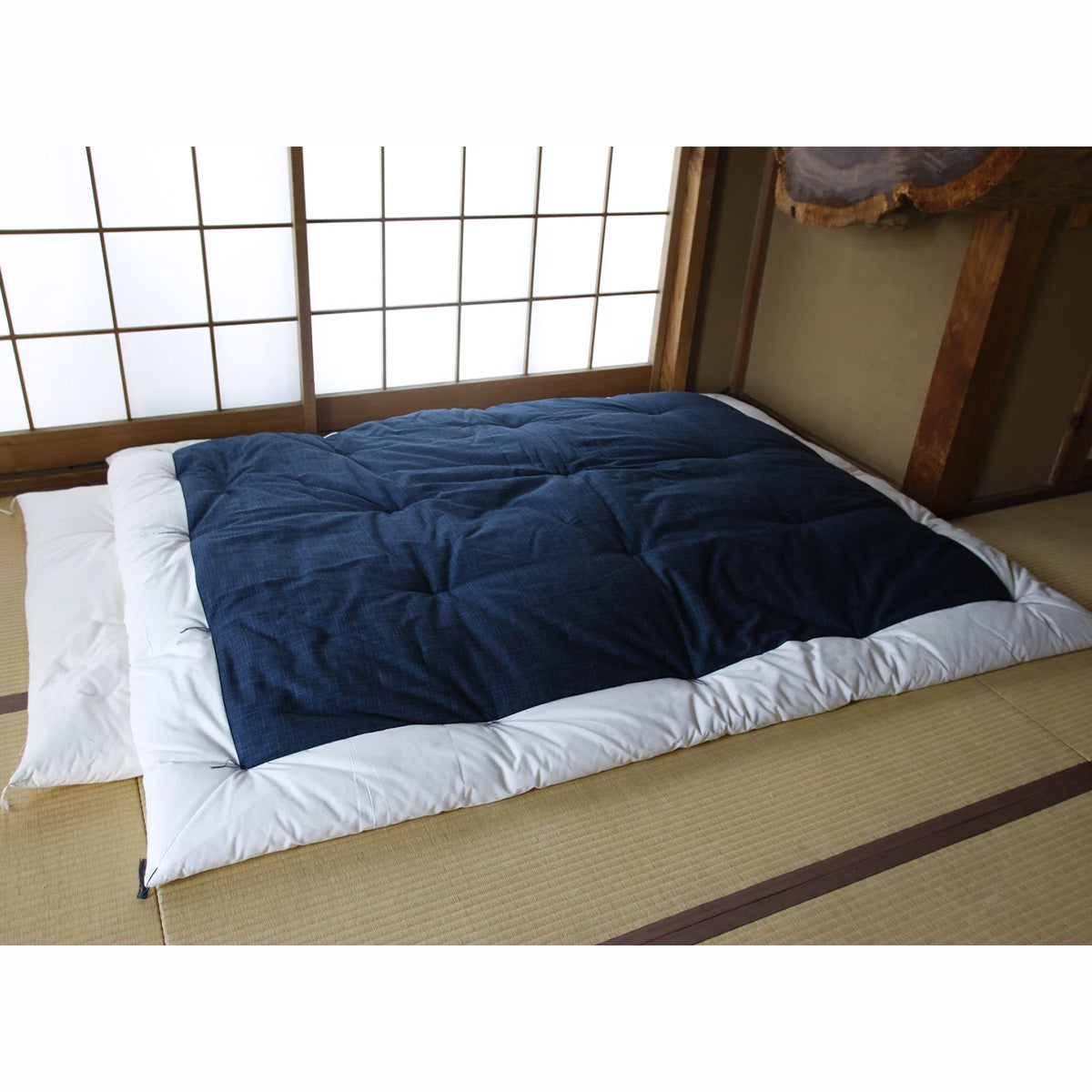 Standard (Heavy) Futon Quilt, Artisan Handmade (Fabric: Nagomi Cotton, Filling: Organic Cotton 100%)
