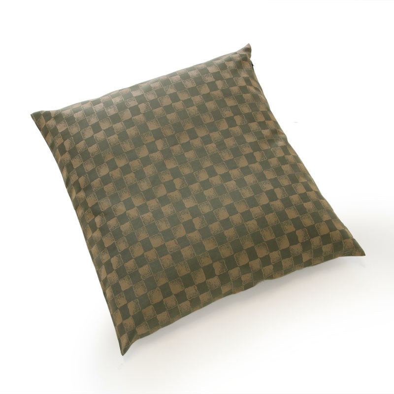 Capa de Almofada Japonesa (Zabuton) - Verde Koushi - para tamanho Meisen 23,2 x 21,6 (55 x 59cm)