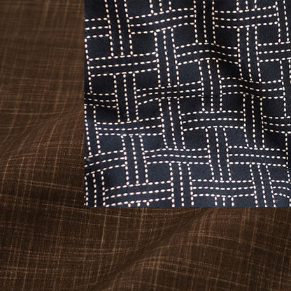 Large-Nagomi Brown-Enshu Navy