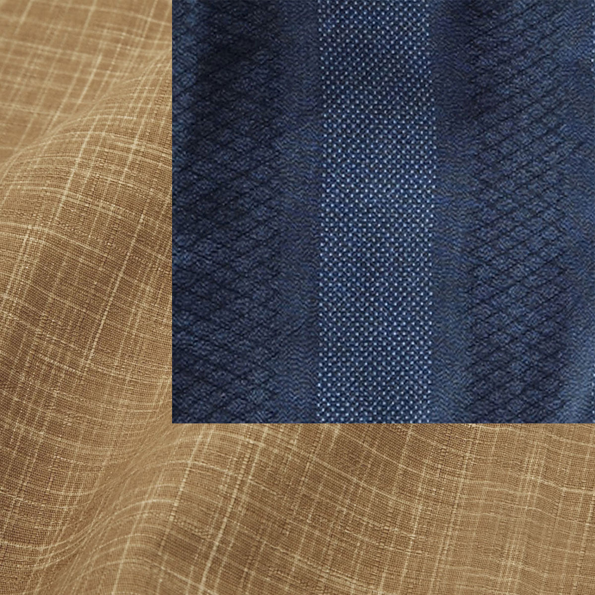 Large-Nagomi Straw-Enshu Mixed Blue