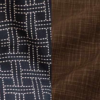 Enshu Weave Navy-Nagomi Brown