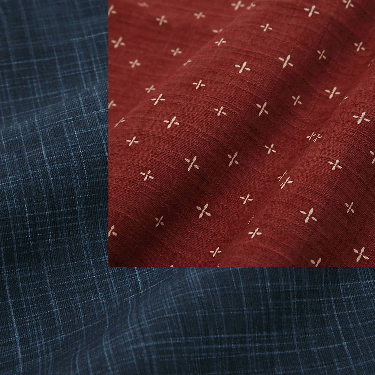 Small-Nagomi Navy-Warabe Red