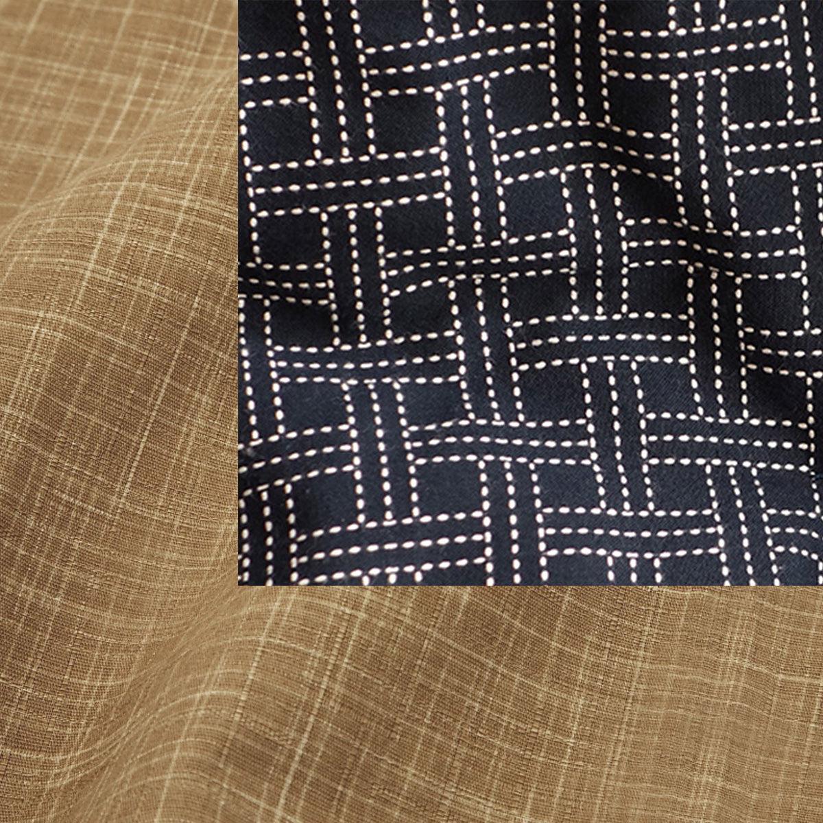Small-Nagomi Straw-Enshu Navy