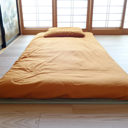 Lençol de Algodão Orgânico para Shiki Futon Japonês (Colchão de Futon), Lençol para Shikifuton Japonês para Futons de Todos os Tamanhos, de Solteiro Pequeno a Queen e Futons Personalizados