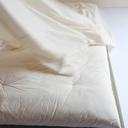 Lençol de Algodão Orgânico para Shiki Futon Japonês (Colchão de Futon), Lençol para Shikifuton Japonês para Futons de Todos os Tamanhos, de Solteiro Pequeno a Queen e Futons Personalizados